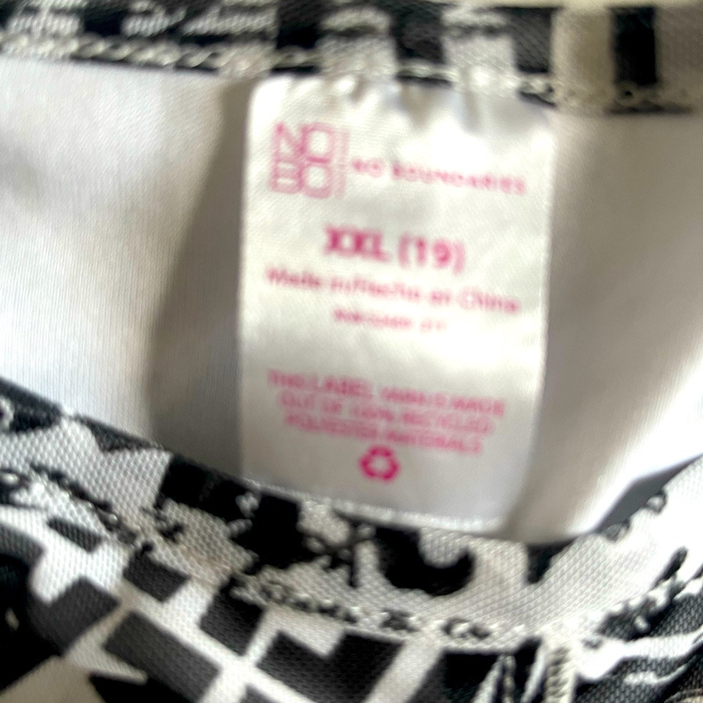 No Boundaries Black And White Magazine Shirt